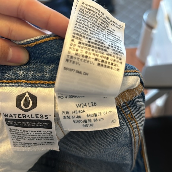 LEVIS 501 STRAIGHT ANKLE JEANS - Picture 5 of 8